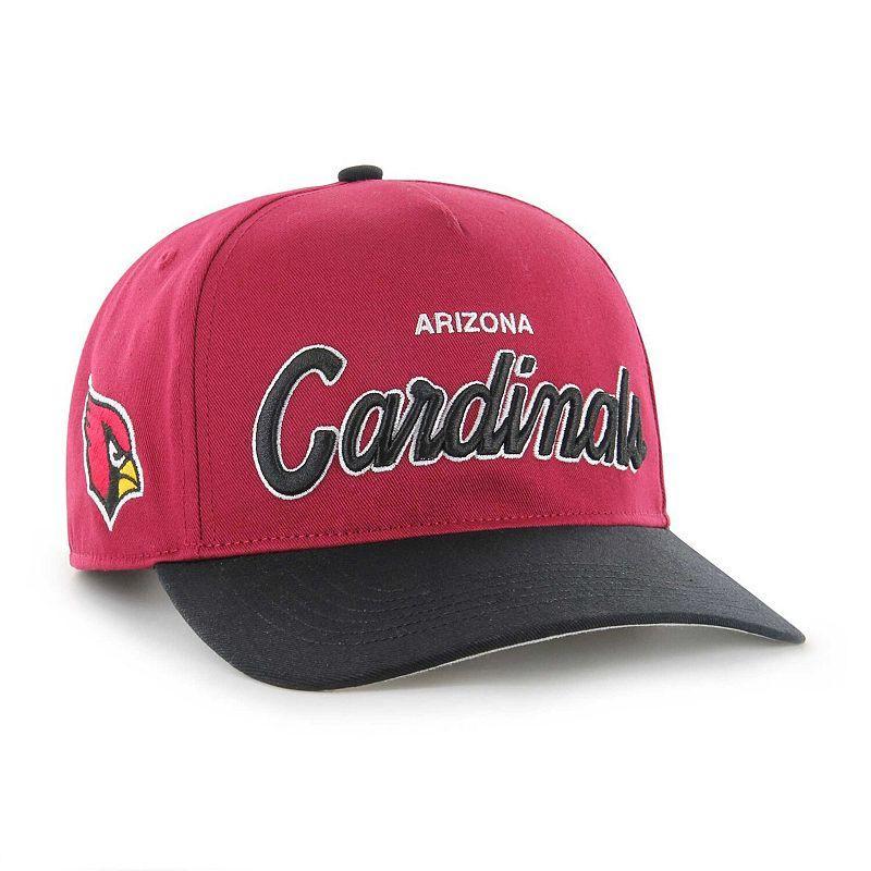 Mens 47 Cardinal/Black Arizona Cardinals Crosstown Two-Tone Hitch Adjustable Hat Product Image