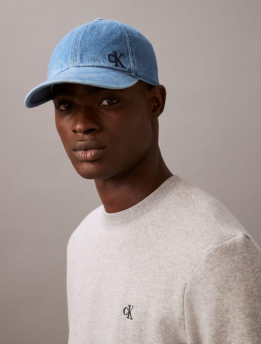 Washed Denim Embroidered Logo Baseball Cap Product Image