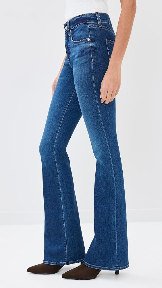 Veronica Beard Jean Beverly High Rise Skinny Flare Jeans | Shopbop Product Image