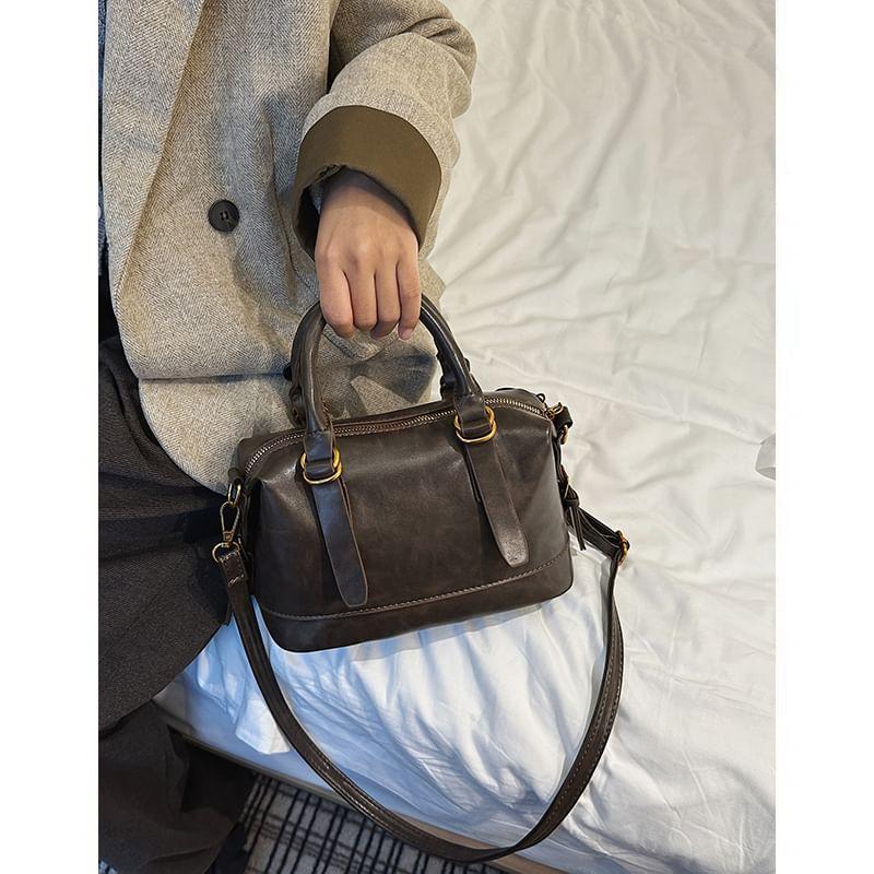 Panel Top Handle Crossbody Bag Product Image