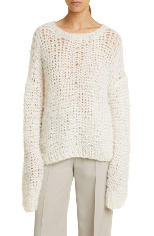 Womens Eryna Open-Knit Oversized Sweater Product Image