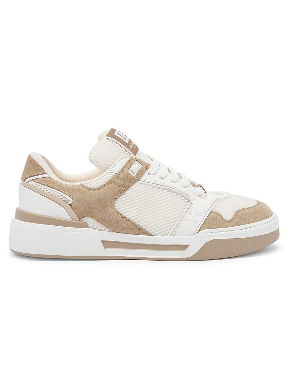 Men's New Roma Mix-Media Low-Top Sneakers Product Image