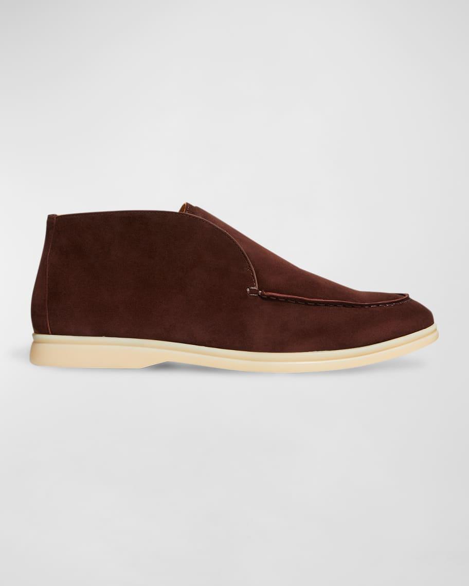 Mens Polacchino Suede Slip-On Chukka Boots Product Image