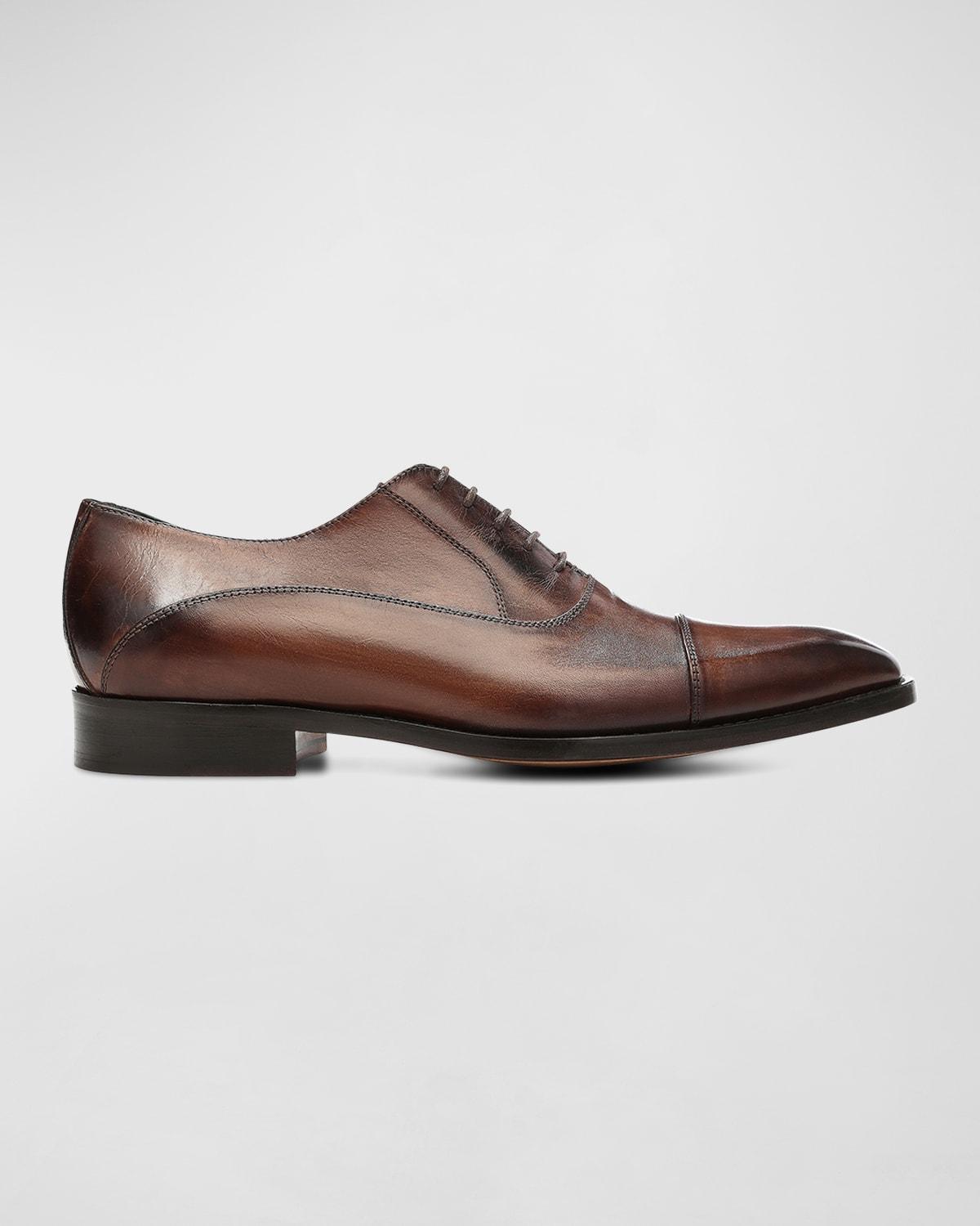 Mens Stefen-43 Burnished Leather Oxfords Product Image