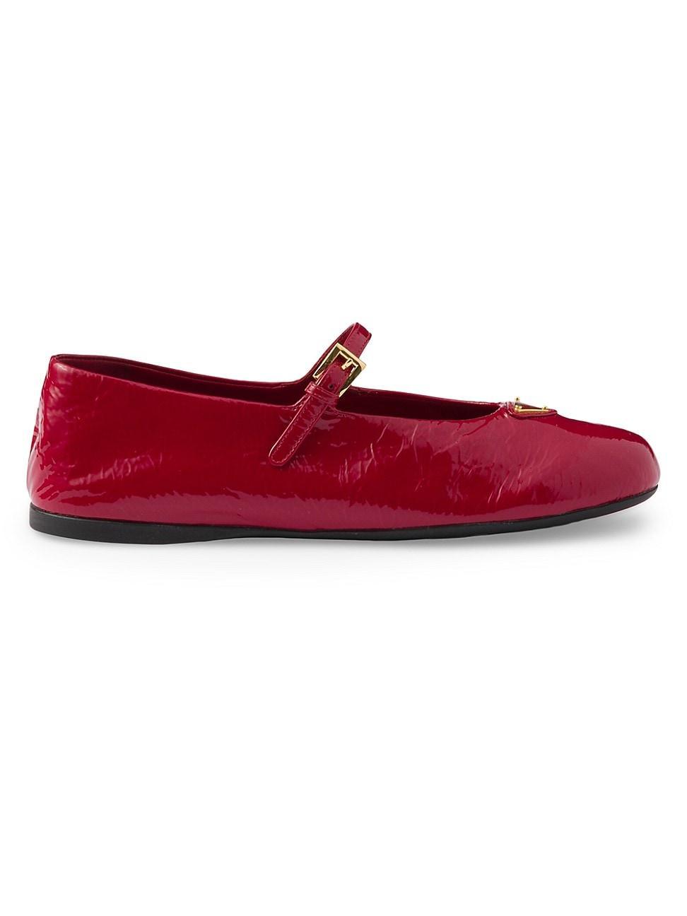 Womens Patent Leather Ballerinas Product Image