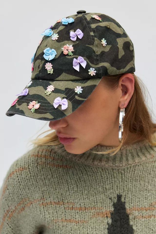 Camo Bow Baseball Hat Product Image