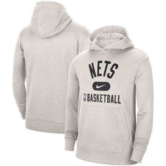 Mens Nike Brooklyn Nets 2021-2022 Spotlight On Court Performance Practice Pullover Hoodie Product Image