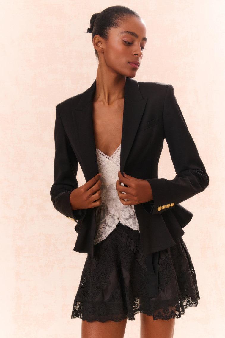 Pantonia Wool-Blend Peplum Blazer Product Image