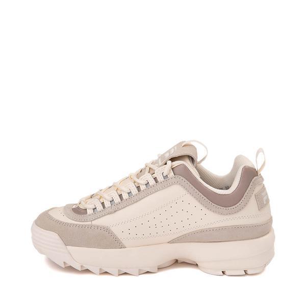 Womens Fila Disruptor 2 Premium Athletic Shoe - Gardenia / Silver Lining / Goat Product Image