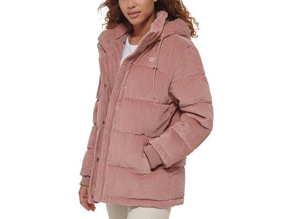 Levi's(r) Super Bubble Puffer (Pale Mauve) Women's Clothing Product Image