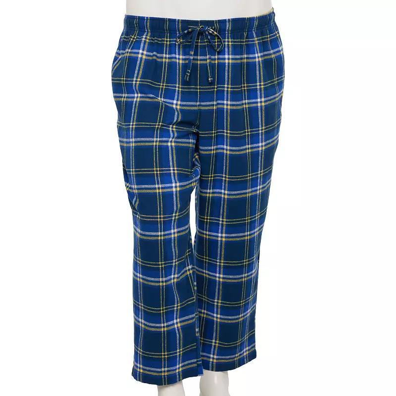 Big & Tall Sonoma Goods For Life Flannel Drawstring Pajama Pants, Mens Product Image