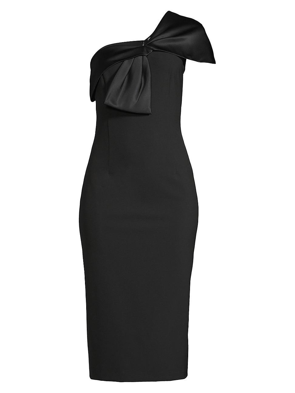 Womens Sandra Asymmetric Bow Dress Product Image