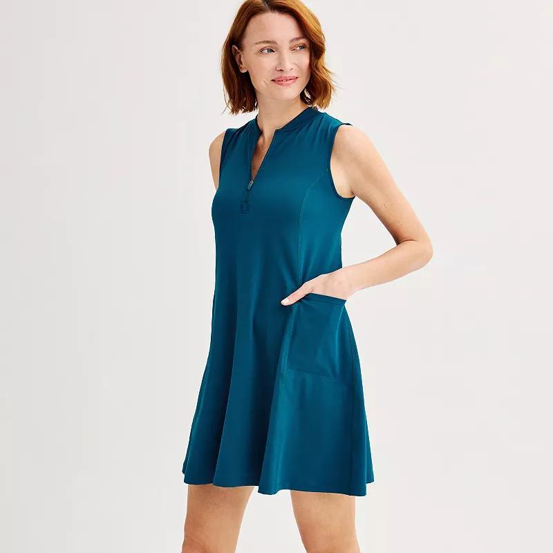 Womens Tek Gear 1/4 Zip Tank Top Dress Product Image