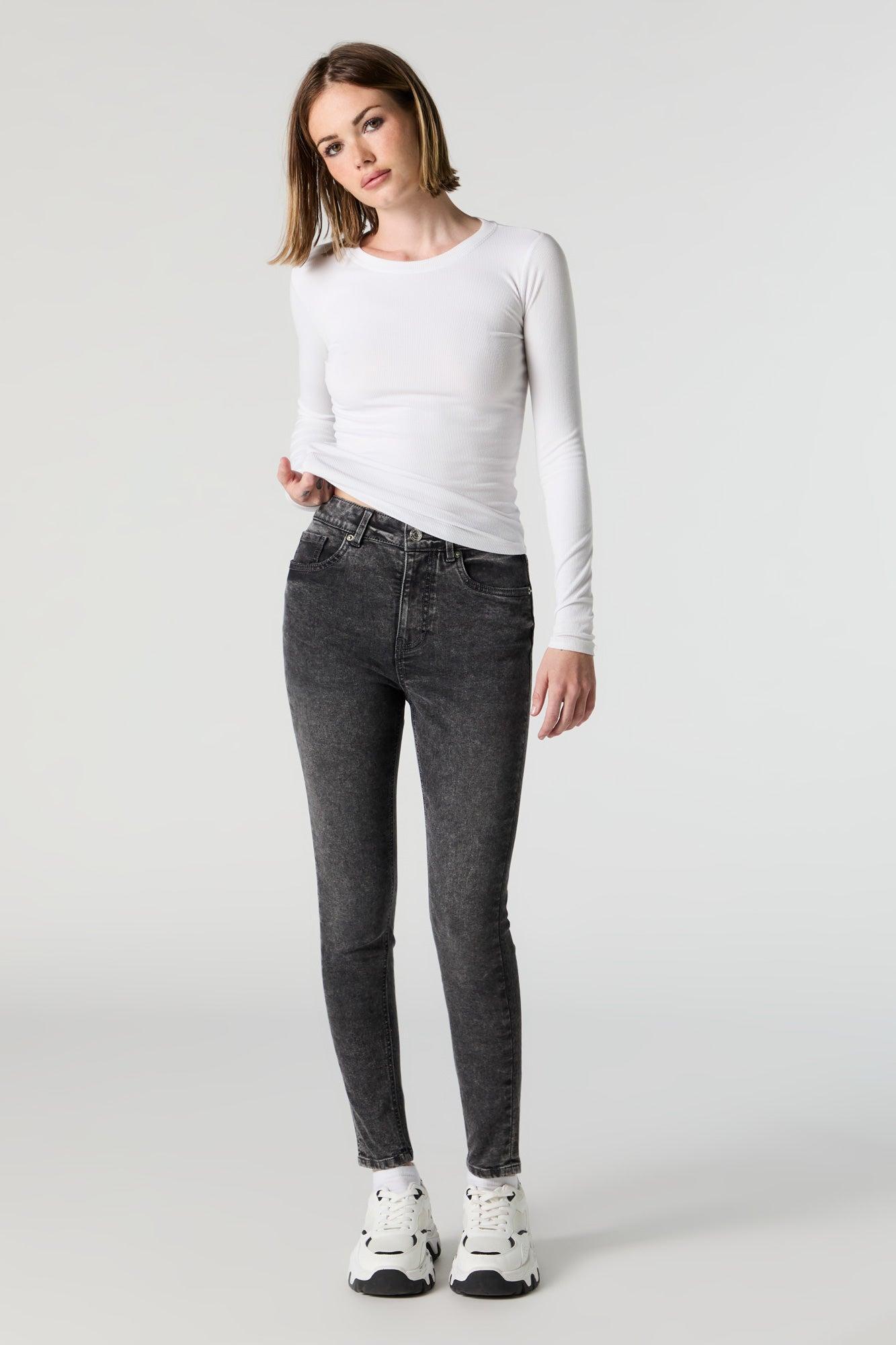 Miami Black Washed High Rise Skinny Jean Female product image