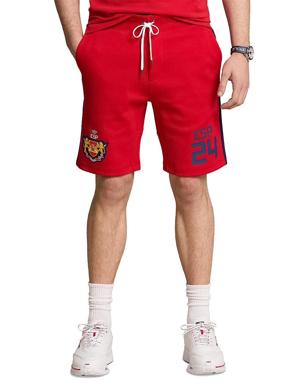 Mens Crest Patch Cotton-Blend Shorts Product Image