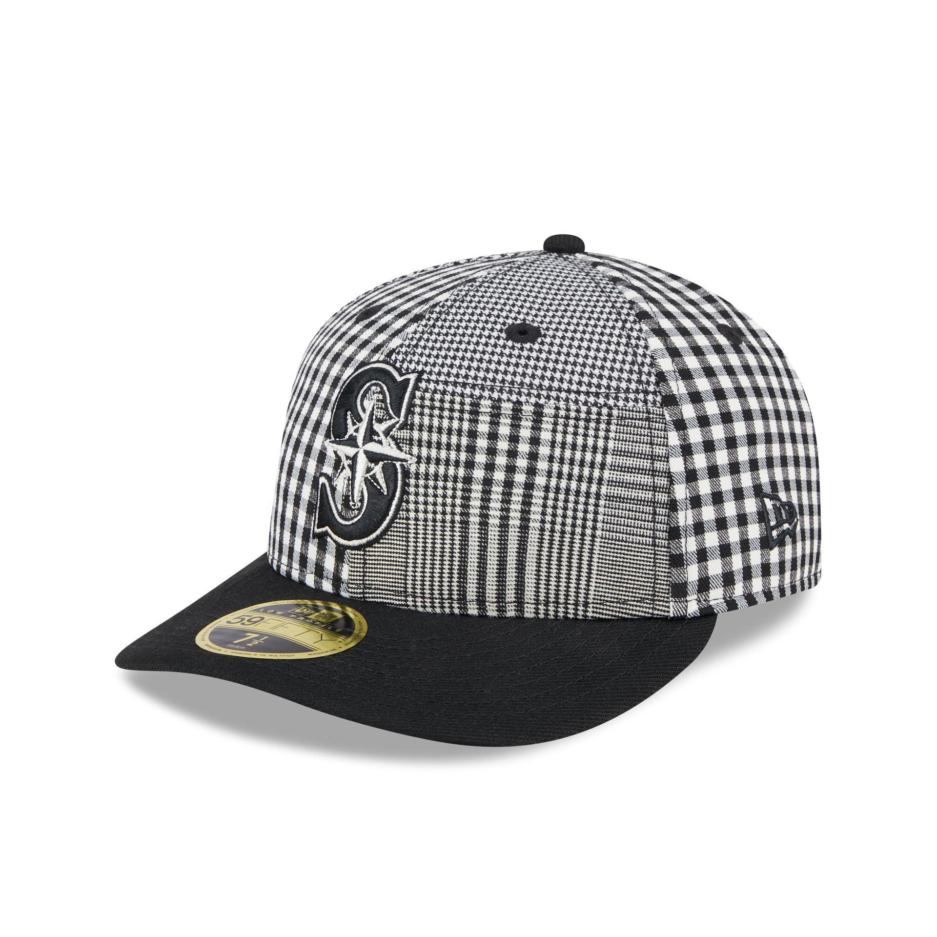 Seattle Mariners Patch Plaid Low Profile 59FIFTY Fitted Hat Male Product Image