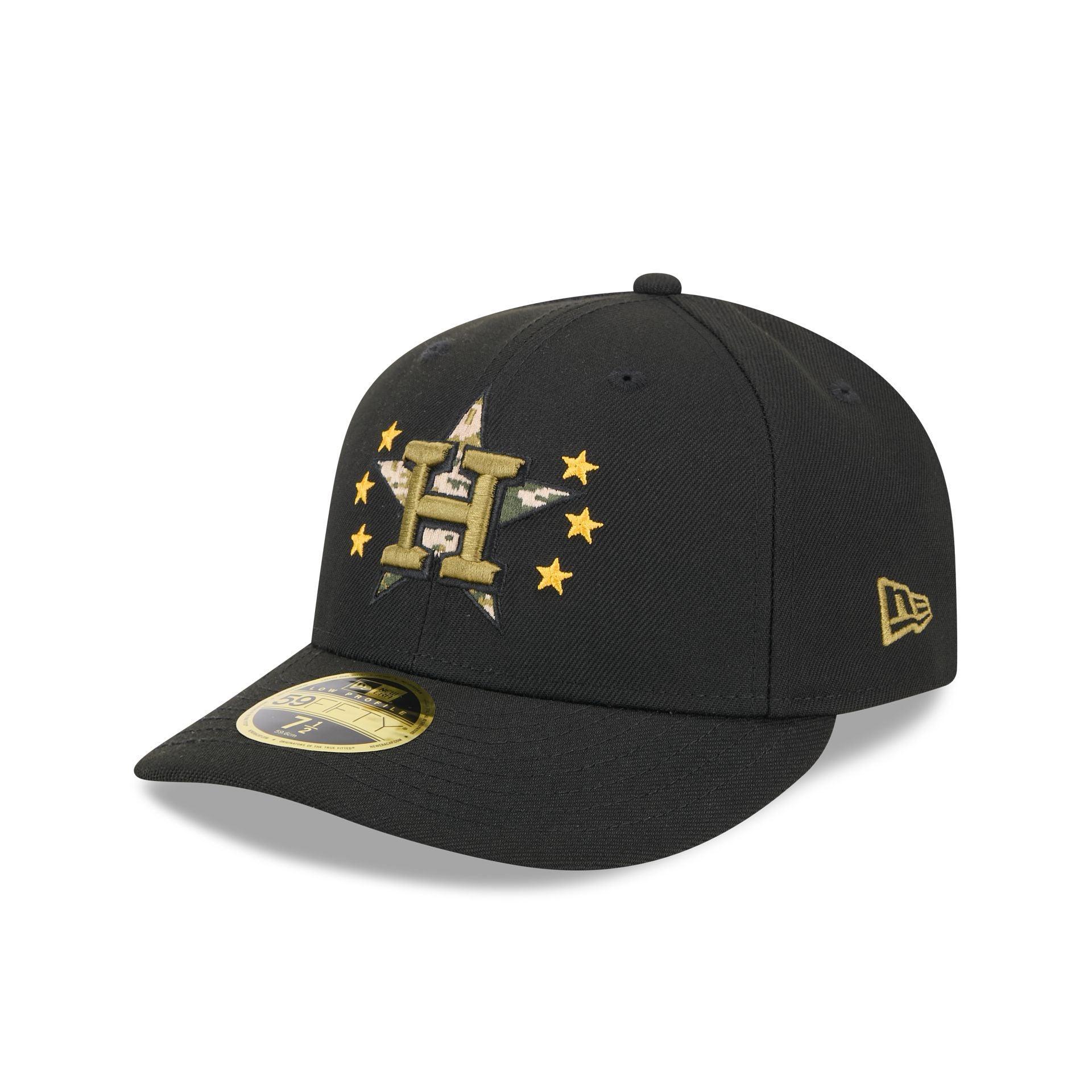 Houston Astros Armed Forces Day 2024 Low Profile 59FIFTY Fitted Hat Male Product Image