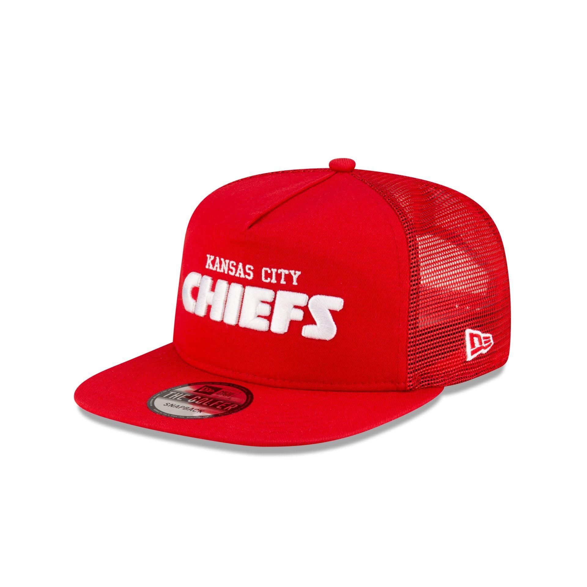 Kansas City Chiefs Washed Script Golfer Snapback Male Product Image