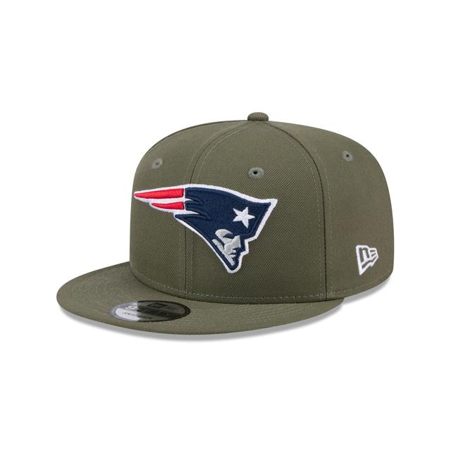 New England Patriots Olive 9FIFTY Snapback Hat Male Product Image