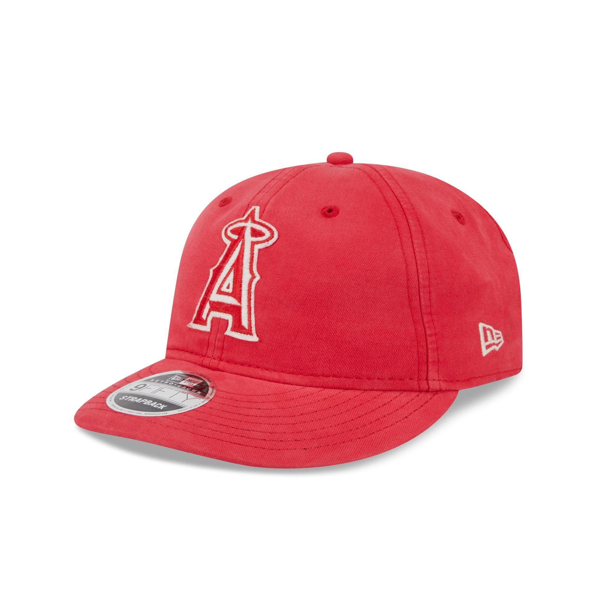 Los Angeles Angels Canvas Felt Retro Crown 9FIFTY Adjustable Hat Male Product Image