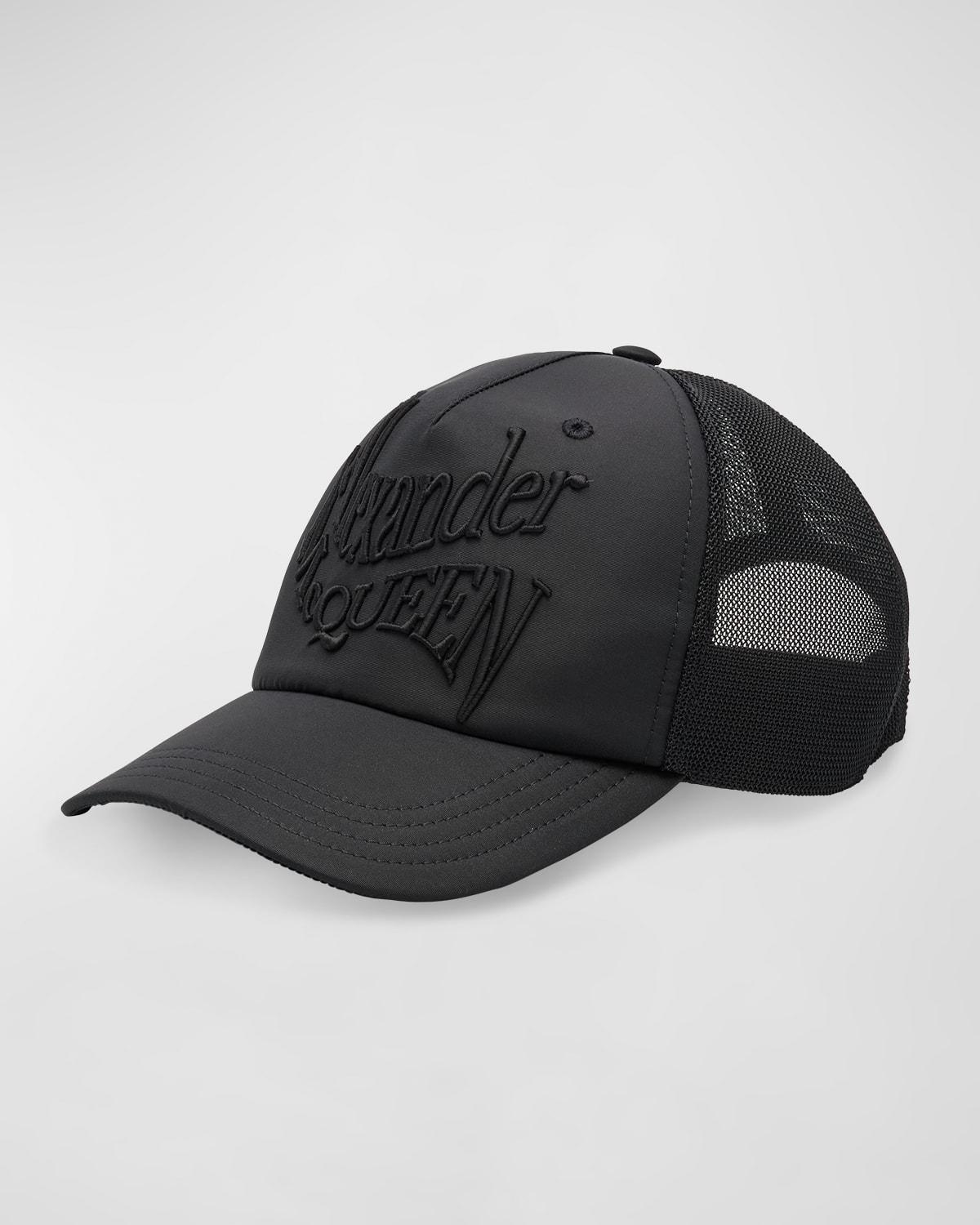 Mens Warped Logo Trucker Hat Product Image