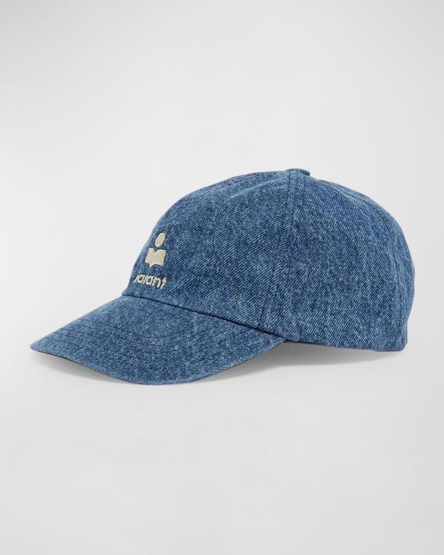 Tomas Wool-Blend Denim Baseball Hat  Product Image