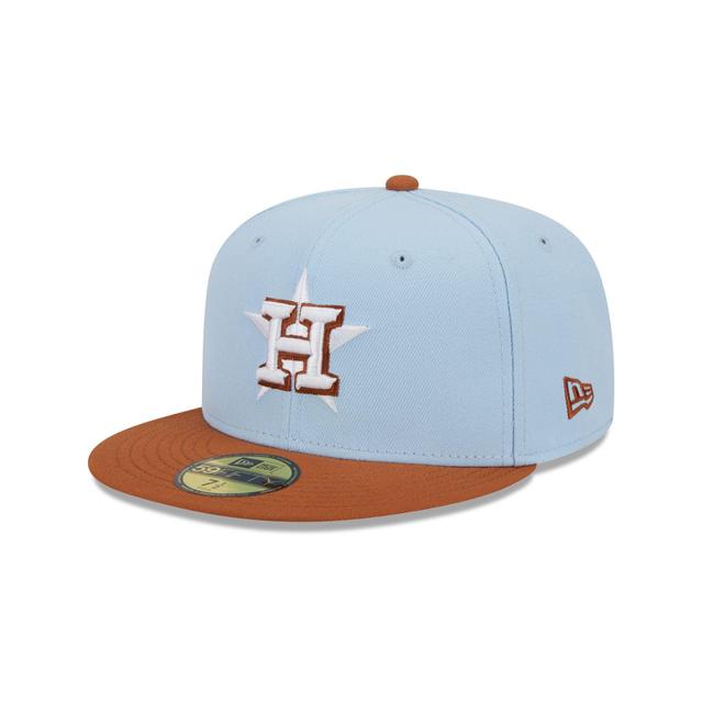 Houston Astros Color Pack Glacial Blue 59FIFTY Fitted Hat Male Product Image