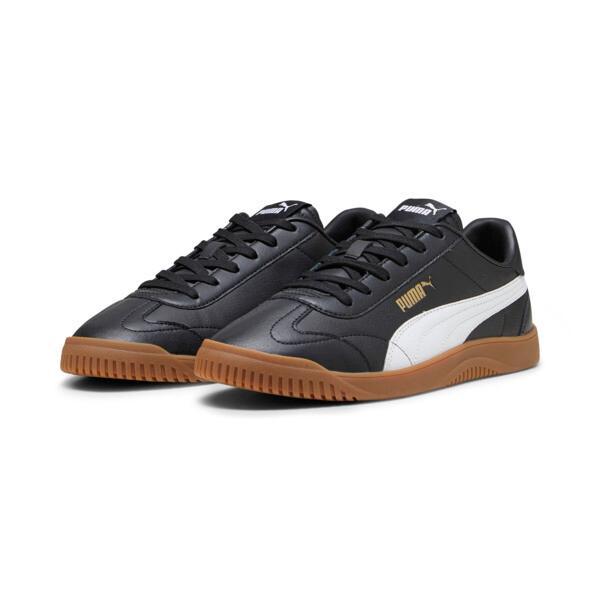 PUMA Club 5v5 Men's Sneakers in Black/White/Gold Product Image