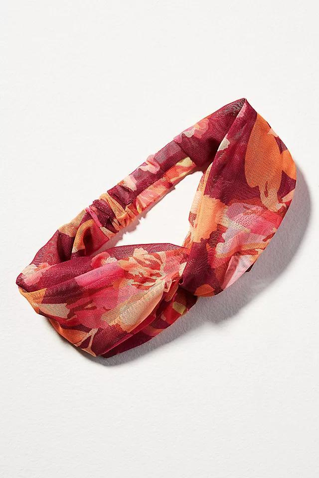 Vibrant Floral Twist Headband Product Image