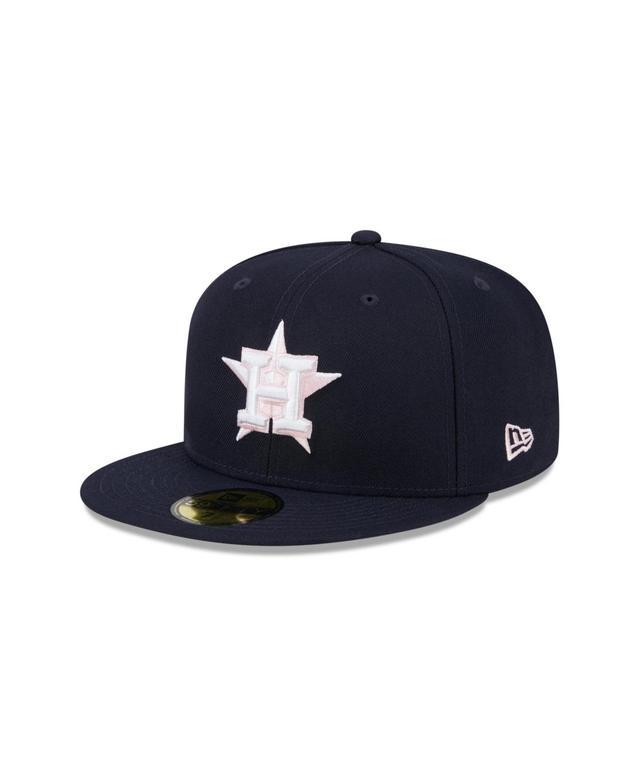 New Era Mens Navy Houston Astros 2024 Mothers Day On-Field 59FIFTY Fitted Hat Product Image