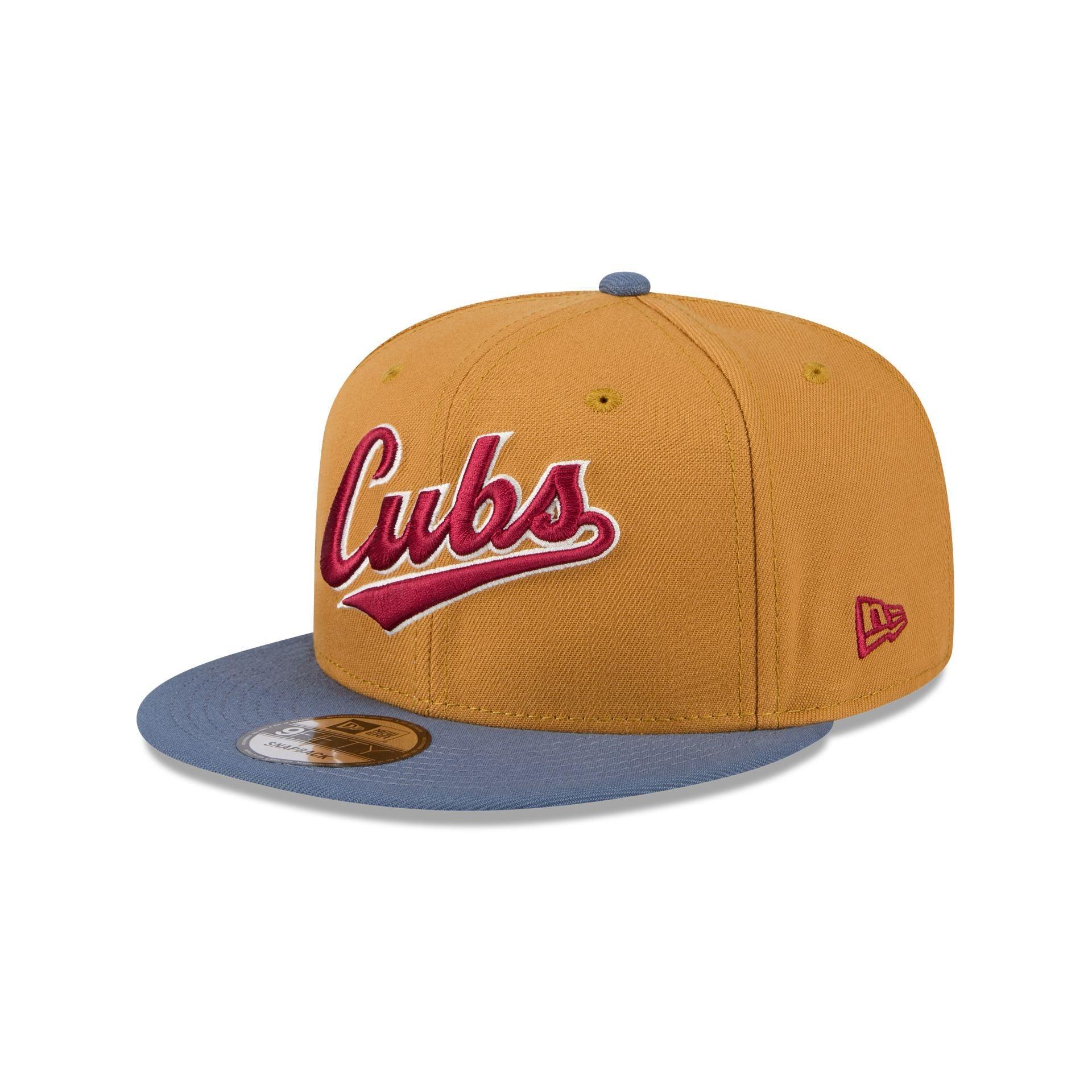 Chicago Cubs Panama Tan 9FIFTY Snapback Hat Male Product Image