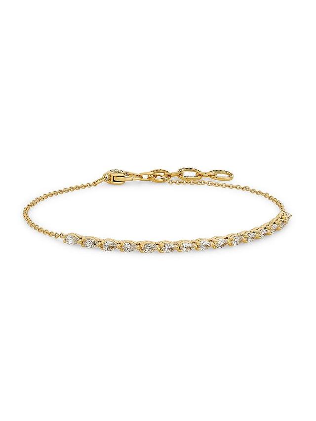 Womens Stilla 18K Yellow Gold & 0.60 TCW Diamond Bracelet Product Image