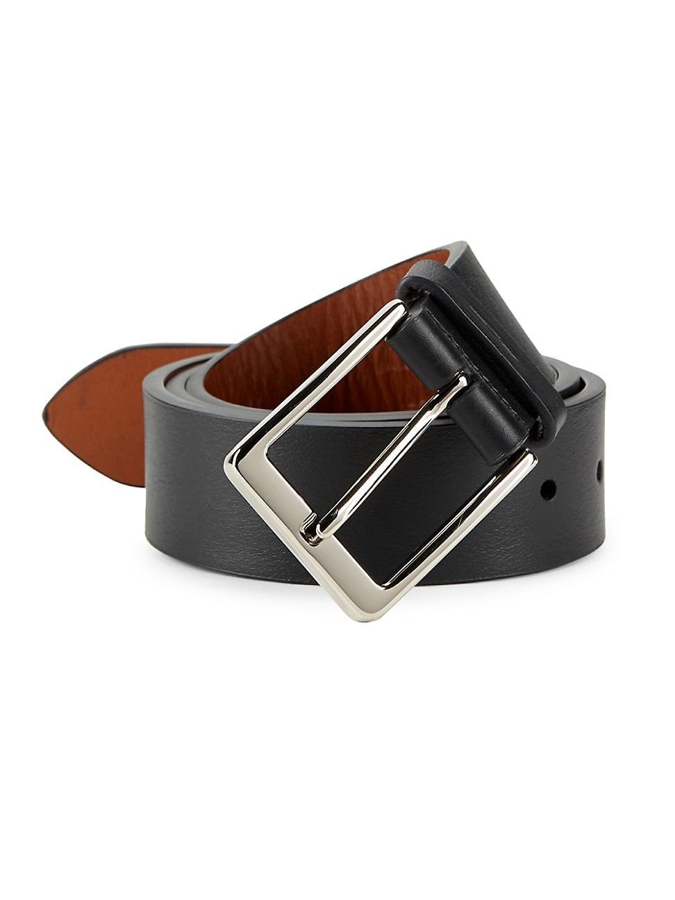 Shinola Lightning Bolt Keeper Leather Belt Product Image