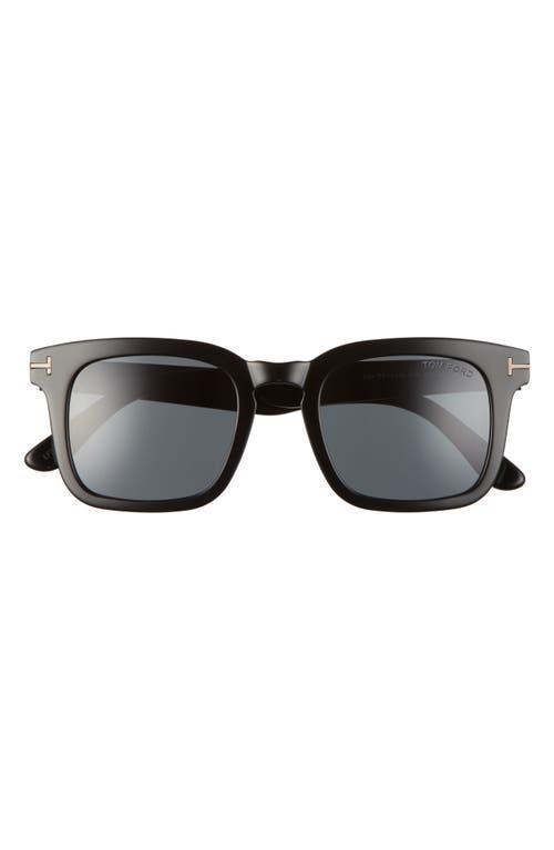 Mens Dax Square Solid Acetate Sunglasses Product Image