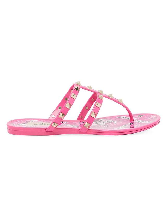 Womens Rockstud PVC Summer Sandals Product Image