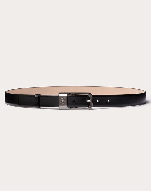 MINI VLOGO SIGNATURE CALFSKIN LEATHER BELT 25 MM Product Image