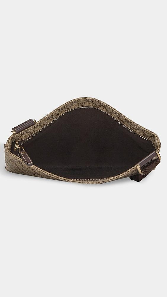 What Goes Around Comes Around Gucci Coated Canvas Flat Messenger Bag | Shopbop Product Image