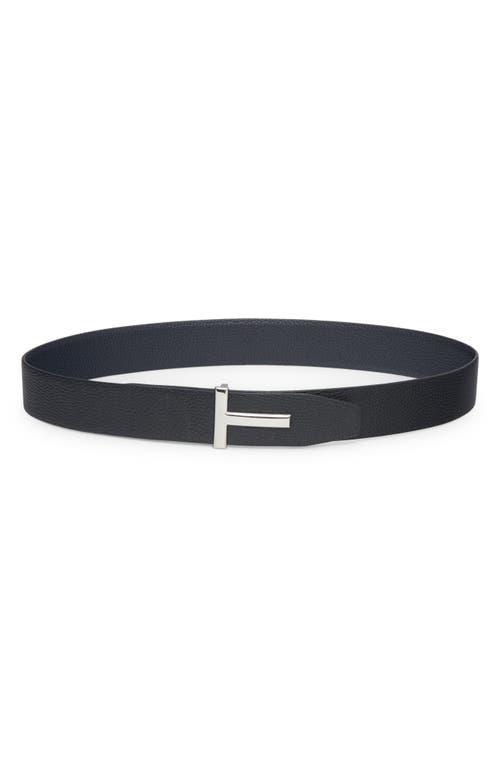 TOM FORD T Icon Reversible Soft Grain Leather Belt Product Image