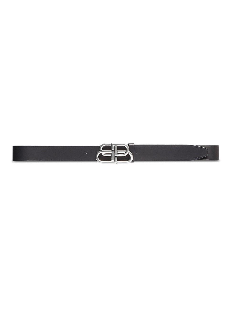 Balenciaga Intertwining Twin-B Leather Belt Product Image