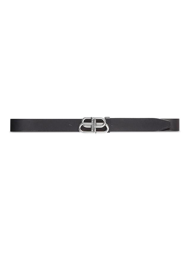 Balenciaga Intertwining Twin-B Leather Belt Product Image