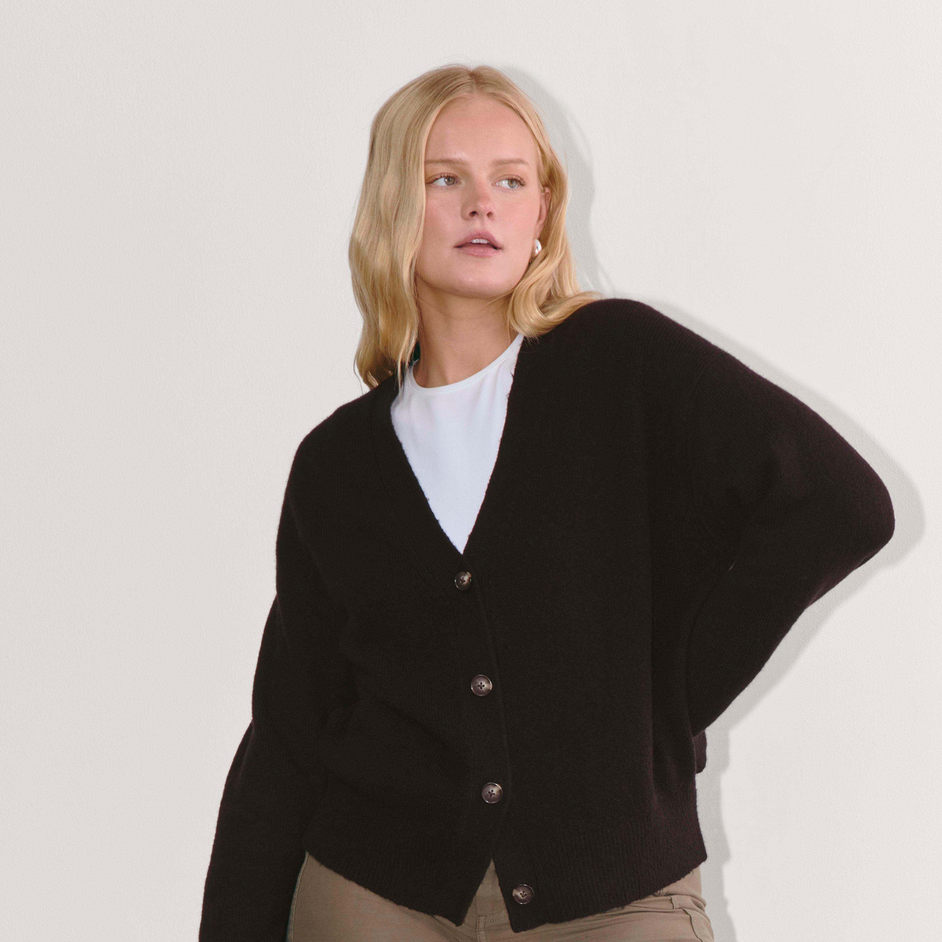 The Cocoon Cardigan in Plush Cotton Product Image