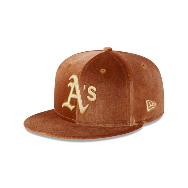 Oakland Athletics Vintage Velvet 59FIFTY Fitted Hat Male Product Image