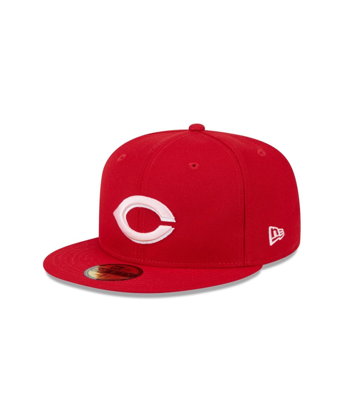 New Era Mens Red Cincinnati Reds 2024 Mothers Day On-Field 59FIFTY Fitted Hat Product Image