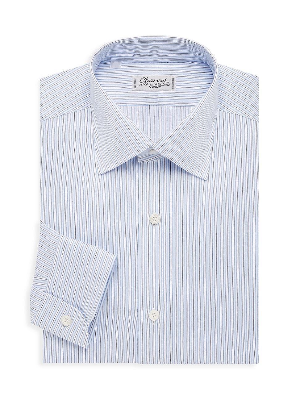 Mens Stripe Dress Shirt Product Image