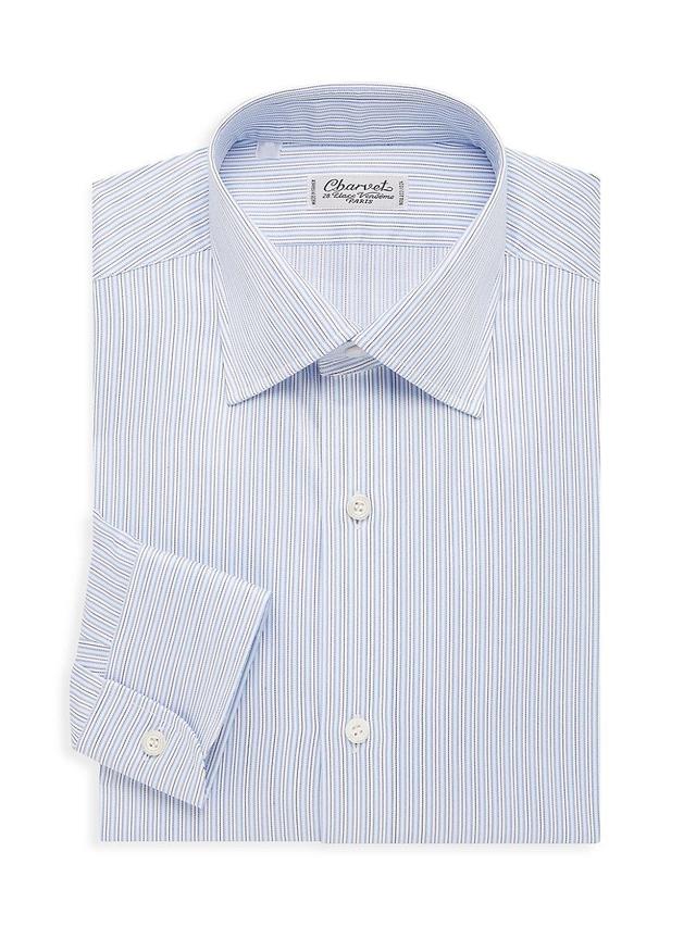 Mens Stripe Dress Shirt Product Image