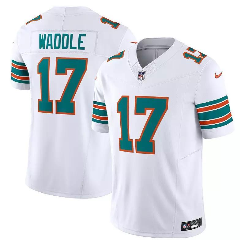 Mens Nike Jaylen Waddle Miami Dolphins Vapor F.U.S.E. Limited Jersey Product Image