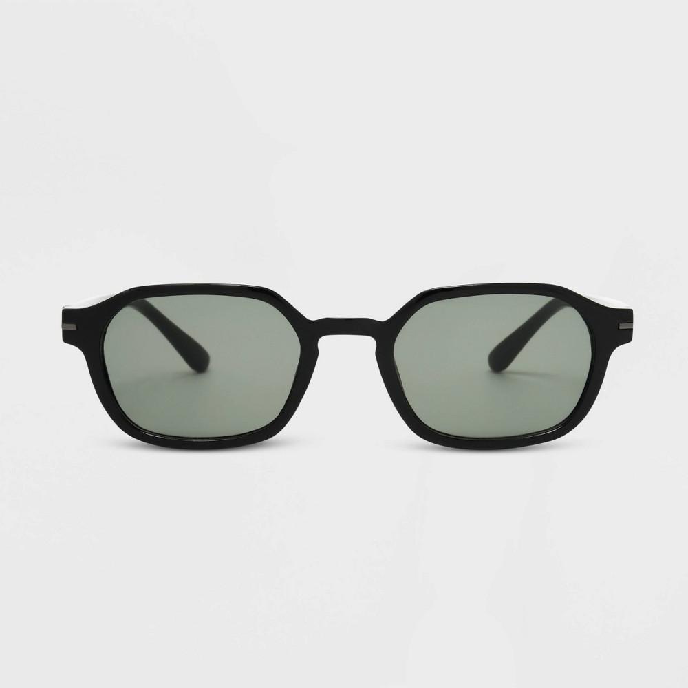 Mens Shiny Plastic Square Sunglasses - Original Use Product Image