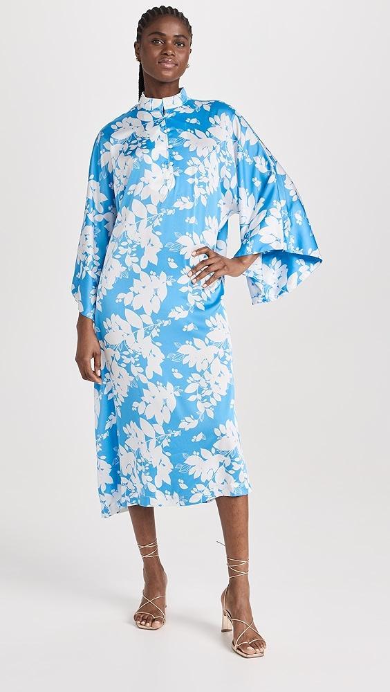 La Vie Style House Satin Leaf Caftan | Shopbop Product Image