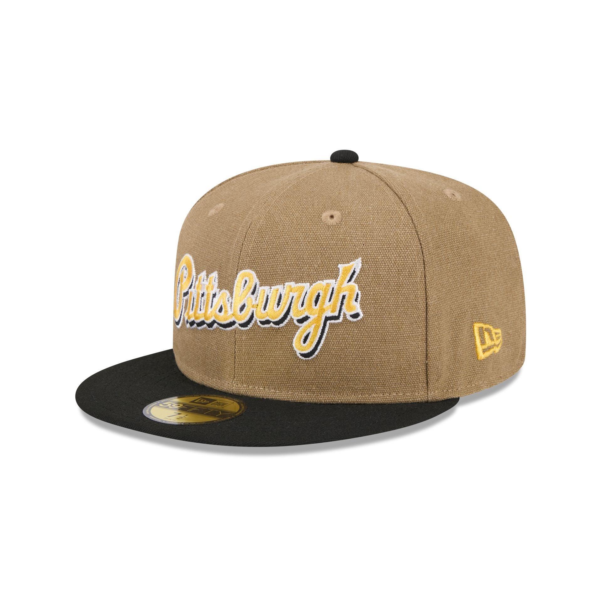 Pittsburgh Pirates Canvas Crown 59FIFTY Fitted Hat Male Product Image