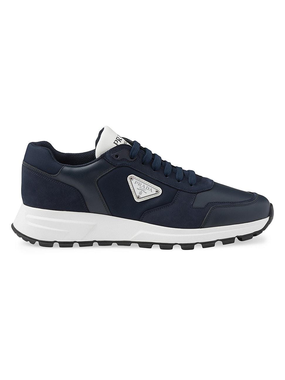 Mens Prax Mixed Leather Sneakers Product Image